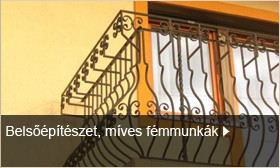 Belsőépítészet, míves munkák